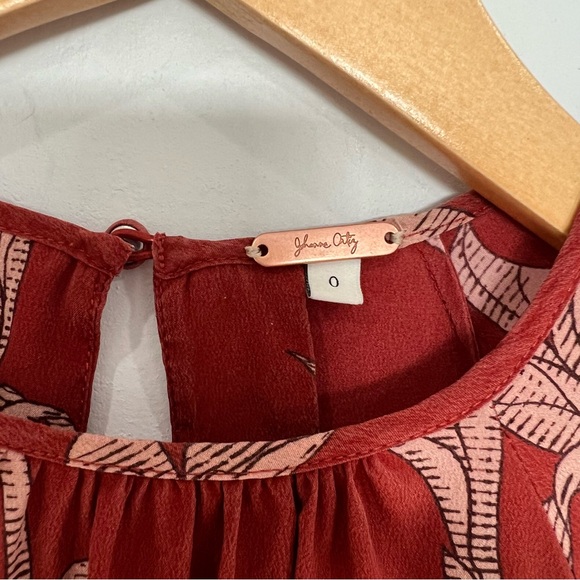 Johanna Ortiz Hecho Por Amor Printed Silk Blouse - Picture 5 of 6